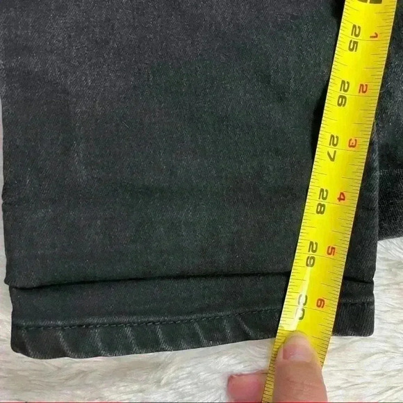 Massimo Dutti Faded Black Midrise Button Fly Skinny Jeans - Picture 14 of 14